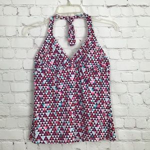 Carve Designs Halter Tankini Swimsuit Top M